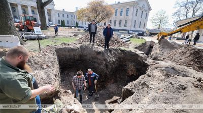 12th-century church foundation unearthed in Grodno