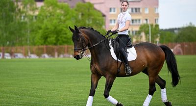 Equestrian eventing tournament in Ratomka