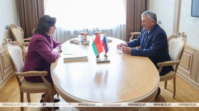 Kochanova meets with Russian senate deputy speaker