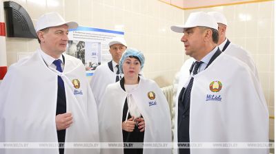 Belarusian PM tours Lida Milk Plant