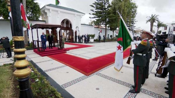Meeting of Aleksandr Lukashenko and Abdelmadjid Tebboune in El Mouradia Palace
