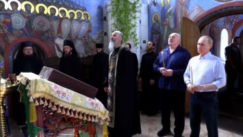 Lukashenko and Putin meet on Valaam Island
