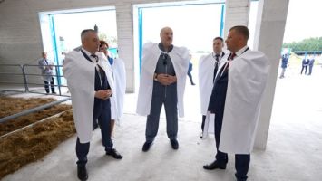 Lukashenko visits Petrikov District to look into agribusiness development
