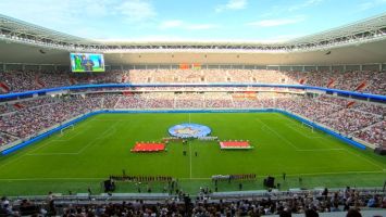 Lukashenko sees the National Football Stadium in Minsk as a symbol of strong Belarusian-Chinese friendship