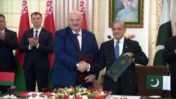 Aleksandr Lukashenko, Shehbaz Sharif adopt joint statement