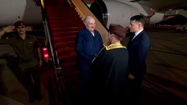 Lukashenko lands in Oman on a working visit
