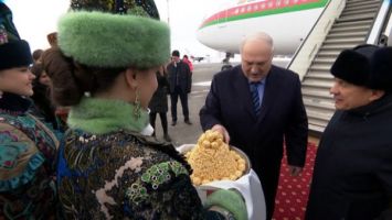 Lukashenko arrives in Russia's Kazan