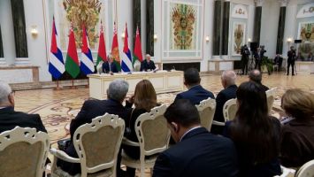 Belarus, Cuba reaffirm commitment to promoting international peace, security