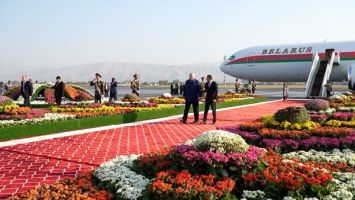Lukashenko lands in Tajikistan’s capital Dushanbe