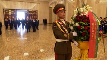 Lukashenko pays tribute to DPRK leaders at Kumsusan Palace of Sun in Pyongyang
