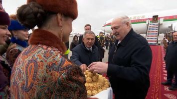 Lukashenko arrives in Russia’s Kazan for BRICS summit