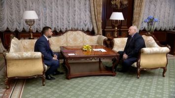 Lukashenko meets with DPR head Denis Pushilin 